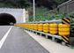 50m Polyurethane Safety Highway Roller Crash Barrier Guardrail System