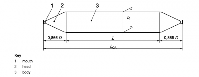 D15 L12m 8 Lagen Schip dieMarine Rubber Airbag Salvage Belt Marine Airbags lanceren 1