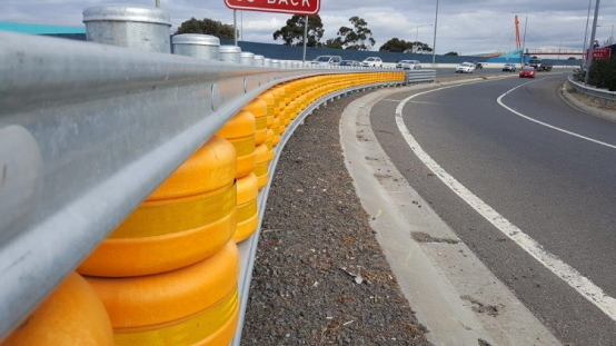 Veilige Verkeerbarrière EVA Material Safety Roller Barrier 2