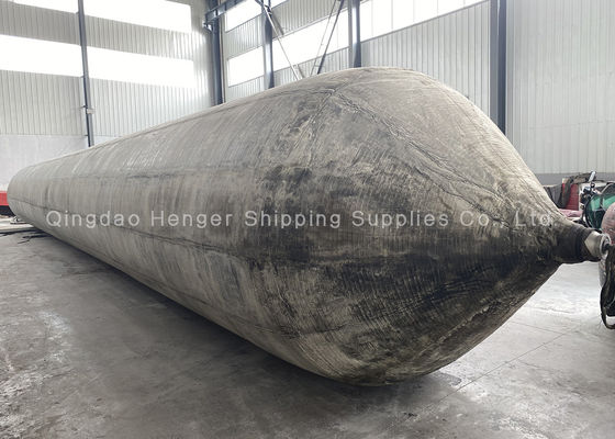 Kwaliteit Marine Rubber Airbag met Sub Zero Temperatuur Compound voor Scheepslancering in Poolgebieden in 0,8-3 M Diameter fabriek