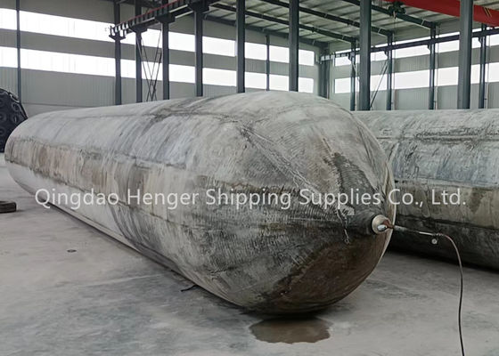Kwaliteit Marine rubber airbag met antistatische ontladingsklep voor ontvlambare ladingruimten, 0,8-3 M diameter en 4-25 M lengte fabriek