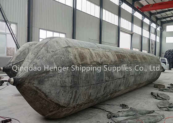 Kwaliteit Marine Rubber Airbag met Sub Zero Temperatuur Compound voor Scheepslancering in Poolgebieden in 0,8-3 M Diameter fabriek