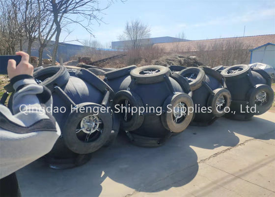 Kwaliteit Lang houdbaarheidsduur 24 maanden 80kpa Drijvend pneumatisch maritiem rubber fender ontwerp met levensduur 10 jaar fabriek