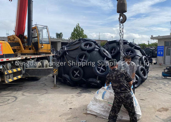 Kwaliteit Persoonlijke pneumatische rubberfender 50kpa-80kpa voor scheepsbescherming fabriek