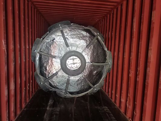 Kwaliteit 70kg/M ³ Dichtheidsschuim Gevuld Stootkussen met de Netto 19mm Polyurea Dikte van Kettingsbanden fabriek