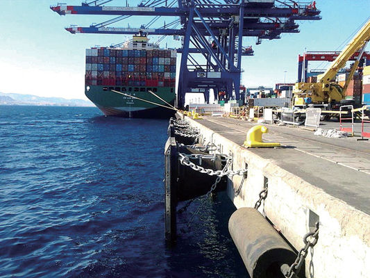 Kwaliteit Kegeltype Marine Ship Rubber Fender Pad, het Rubberstootkussen van de Kegelboot fabriek