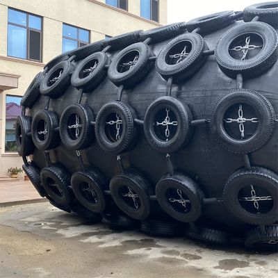 Kwaliteit Two-year Warranty Pneumatic Rubber Fender 2.5*5.5M For Vessel Berthing fabriek