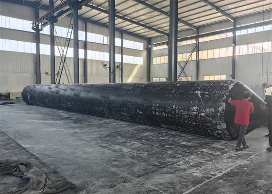Kwaliteit Zware lading transport opblaasbare maritieme airbag met een levensduur van 6 tot 10 jaar en holistische verpakkingstechnologie ISO 14409:2011 gecertificeerd fabriek