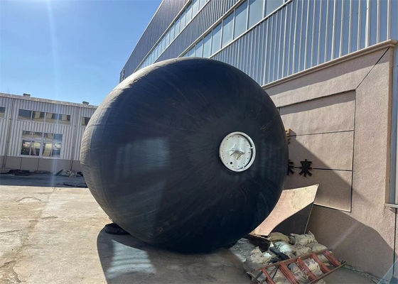 Kwaliteit Rubber Pneumatic Marine Fender Zwarte grijze cilinderbescherming voor druksituaties fabriek