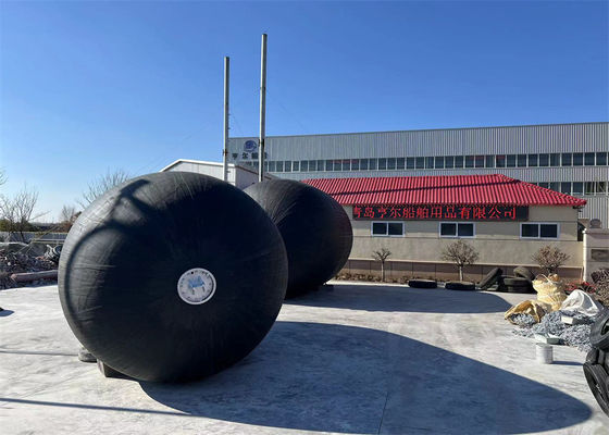 Kwaliteit Floating marine fender sling type pneumatische natuurrubber fender fabriek