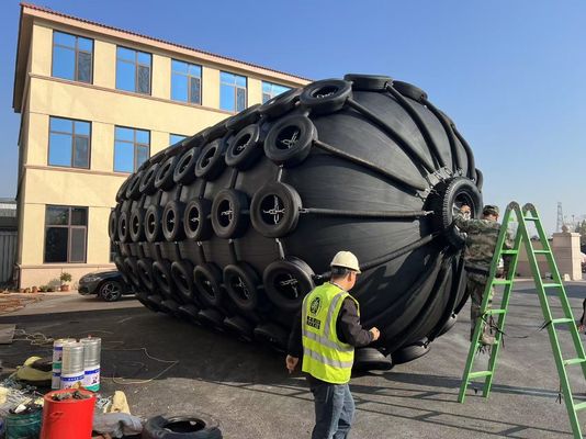 Kwaliteit Diameter van 0,5 m tot 4,5 m Pneumatische rubber fender zwart Originele ontwerp Direct Duurzaam fabriek