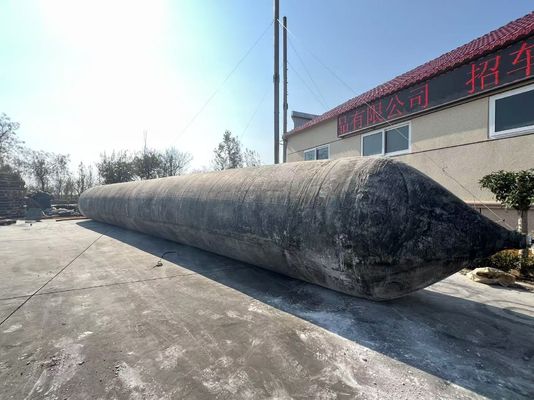 Kwaliteit sterkte Rubber And Synthetic Fiber Marine Rubber Airbag Opgeblazen met gecomprimeerde lucht Ideaal voor scheepslifting en lanceringstoepassingen fabriek