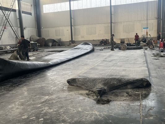 Kwaliteit sterkte Rubber And Synthetic Fiber Marine Rubber Airbag Opgeblazen met gecomprimeerde lucht Ideaal voor scheepslifting en lanceringstoepassingen fabriek