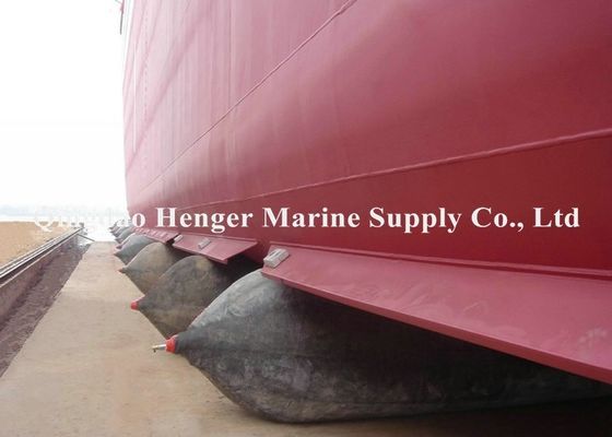 Kwaliteit ISO 14409 Certified Marine Rubber Airbag with 80kpa Working Pressure and Natural Rubber Material fabriek