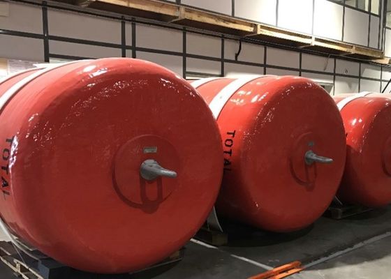 Kwaliteit Rode en Gele Grote de Meertrosboeien van de ankertegenhanger met de Snelle Haken van de Versieboei fabriek