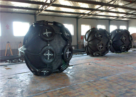 Kwaliteit Aangepast Natuurlijk Pneumatisch Marien Stootkussen Duurzaam met Ketting en Netto Band fabriek