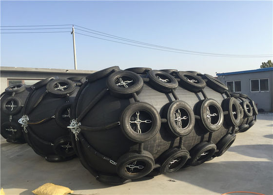 Kwaliteit 50kPa opblaasbare Marine Rubber Fender voor Boten Beschermend Jasje fabriek