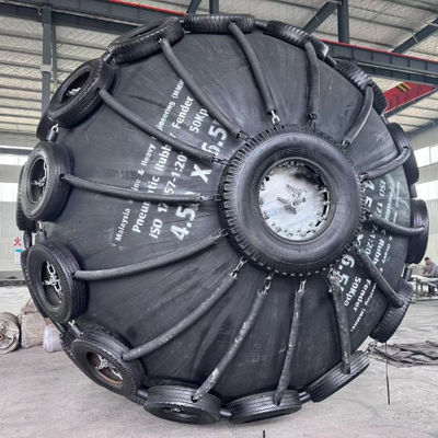 Kwaliteit Anti-corrosieve pneumatische rubberfender voor zoutwateromgevingen fabriek