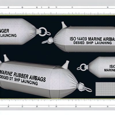Kwaliteit Henger Marine Rubber Airbags ISO14409 voor het lanceren van schepen fabriek