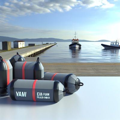 Kwaliteit Op maat gemaakte EVA-schuimgevulde fender voor haven- en offshore-gebruik fabriek