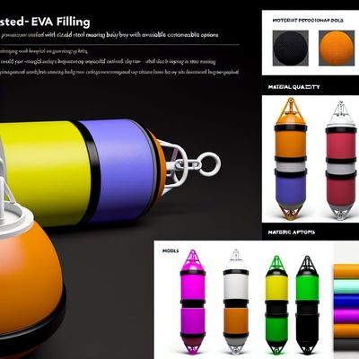 Kwaliteit Stalen meerboei met EVA-vulling - Aangepaste maten & kleuren fabriek