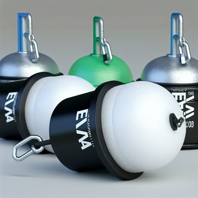 Kwaliteit Stalen meerboei met EVA-vulling, aangepaste maten en kleuren fabriek