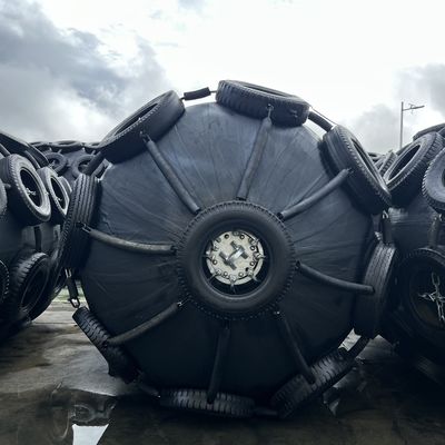 Kwaliteit Heavy Duty Pneumatic Rubber Fender Inflatable Yokohama Type Fender for Protection of Large Oil Tankers and Gas Carriers fabriek