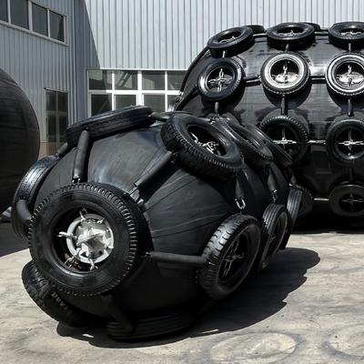 Kwaliteit ISO17357 gecertificeerde pneumatische rubberfender, 50/80Kpa druk voor bescherming van de zee fabriek