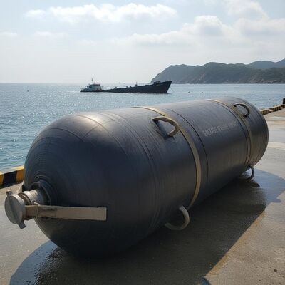 Kwaliteit Bergingsrubberen airbag voor maritieme toepassingen Opblaasbare rubberen airbag voor maritieme toepassingen Ontworpen voor bergingsoperaties Zware rubberen airbag voor maritieme toepassingen fabriek