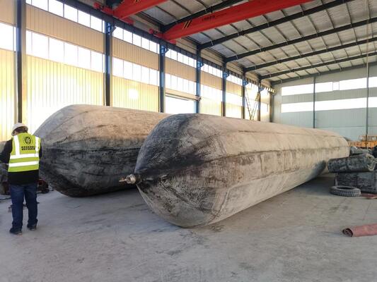 Kwaliteit Marine Rubber Airbag met slijtage-indicatorlaag voor schepen met een diameter van 0,8-3 M en een lengte van 4-25 M fabriek