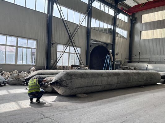Kwaliteit Anti Corrosion Marine Rubber Airbag for Long Term Saltwater Service with 0.8-3 M Diameter fabriek