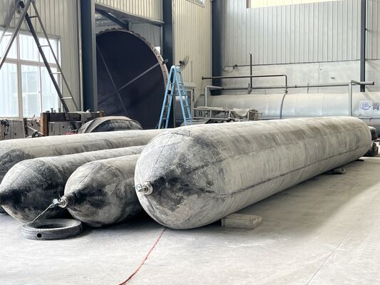 Kwaliteit Marine Rubber Airbag with Stainless Steel Mounting Hardware for Corrosion Free Installation and 0.8-3 M Diameter fabriek