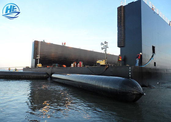 Kwaliteit Dia 0.5m4.5m Marine Salvage Airbag For Launching het Luchtkussen van het Schipdroogdok fabriek
