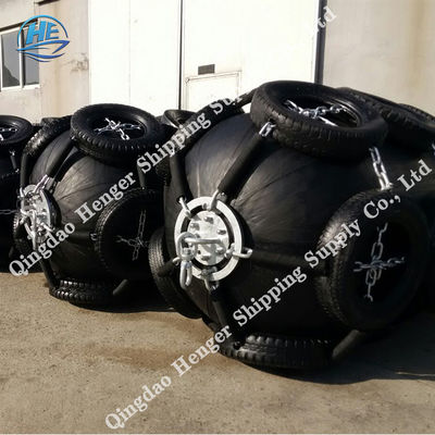 Kwaliteit Het goede Donkere Pneumatische Mariene Stootkussen van de Luchtstrakheid voor Containerschepen CCS fabriek