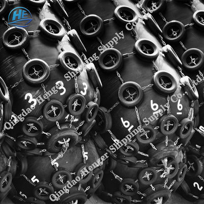 Kwaliteit Natuurrubber Pneumatische Marine Fender Durable 0.05MPa en 0.08MPa voor Pier And Vessels fabriek