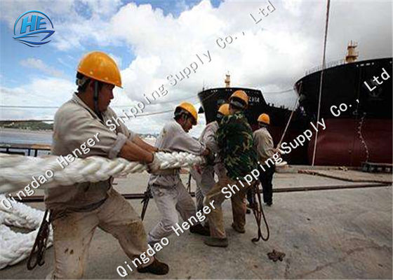 Kwaliteit Gerolde Gevlechte Nylon de Meertroskabel van Kabelmtr Witte 8 Bundel Met hoge weerstand voor Schip fabriek