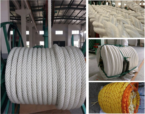 Kwaliteit Meertrospolyester met hoge weerstand Marine Rope Water Absorbing fabriek
