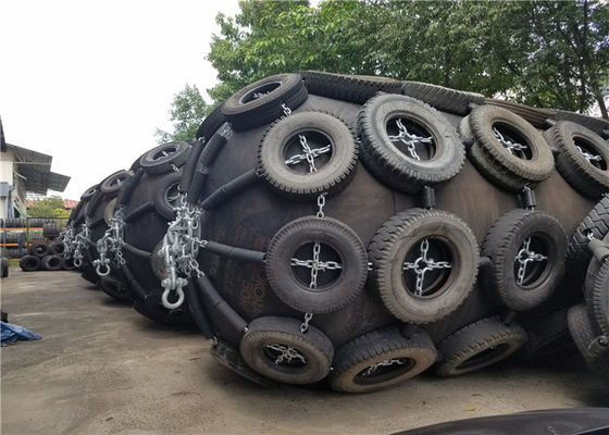 Kwaliteit 500 X 1000MM het Pneumatische Rubberstootkussen van de Kettingsband 50Kpa fabriek