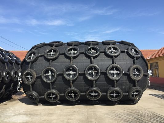 Kwaliteit 0.05Mpa intern Druk Pneumatisch Rubberstootkussen Marine Rubber Fender CCS BV fabriek