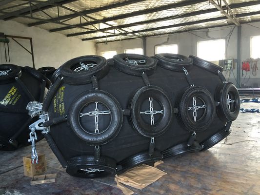 Kwaliteit 50Kpa BV Certicifate die Marine Pneumatic Rubber Fender dokt fabriek