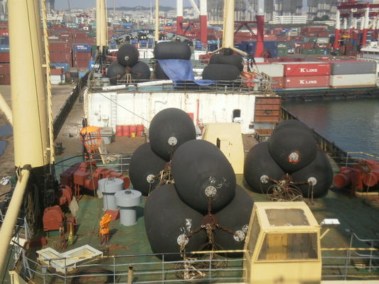 Kwaliteit 1.5*2.5m de Pneumatische Rubberbescherming van Stootkussenmarine rubber fender for dock fabriek