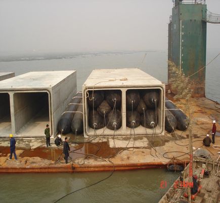 Kwaliteit Lage Drukschip Lanceringsluchtkussens Opblaasbare Marine Rubber Airbag fabriek