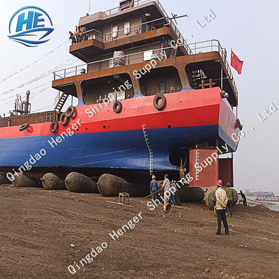 Kwaliteit D15*L20m het Rubberluchtkussen van Marine Rubber Airbag Boats Ships fabriek