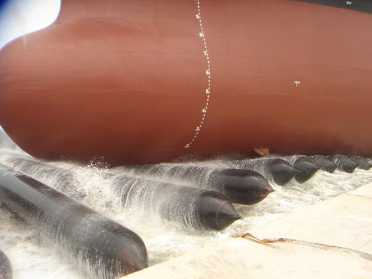 Kwaliteit D15*L20m0.20mpa Schip die Marine Airbags Optimized Layout lanceren fabriek