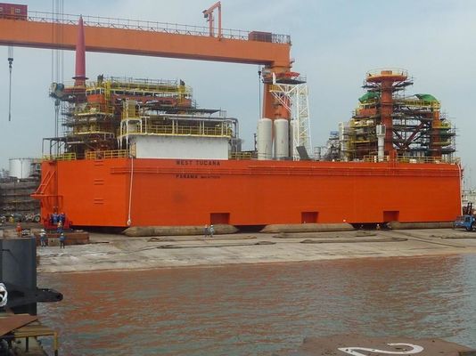 Kwaliteit 16m Marine Rubber Airbag Boat Lift Marine Salvage Airbag fabriek