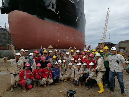 Kwaliteit 16m Marine Rubber Airbag Boat Lift Marine Salvage Airbag fabriek