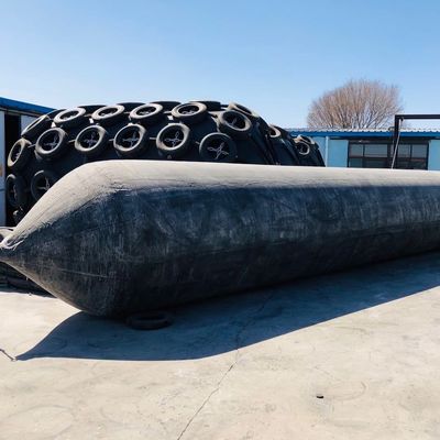 Kwaliteit sterkte Rubber And Synthetic Fiber Marine Rubber Airbag Opgeblazen met gecomprimeerde lucht Ideaal voor scheepslifting en lanceringstoepassingen fabriek