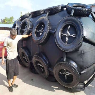 Kwaliteit Van de het Stootkussenboot van typemarine floating pneumatic fender ships het Stootkussenrubber fabriek