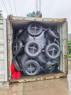 Kwaliteit Yokohamatype Pneumatische Rubberstootkussenboot Marine Rubber Fender fabriek