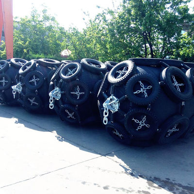 Kwaliteit Uitgedreven Bootkanaal Grote Pneumatische Marine Fenders Yokohama fabriek